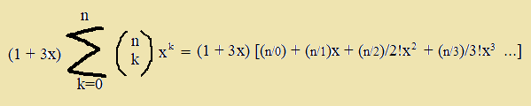 A binomial theorem