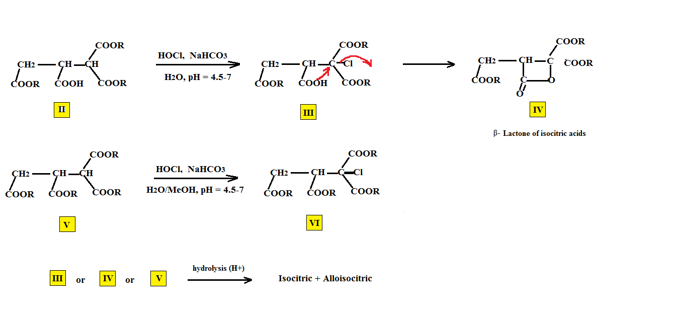 Picture of a mixtures of isocitrate/alloisocitrate